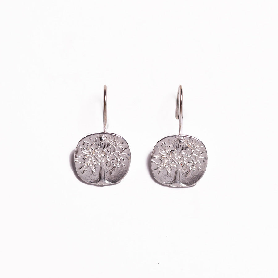 Tree of Life Silver Earrings