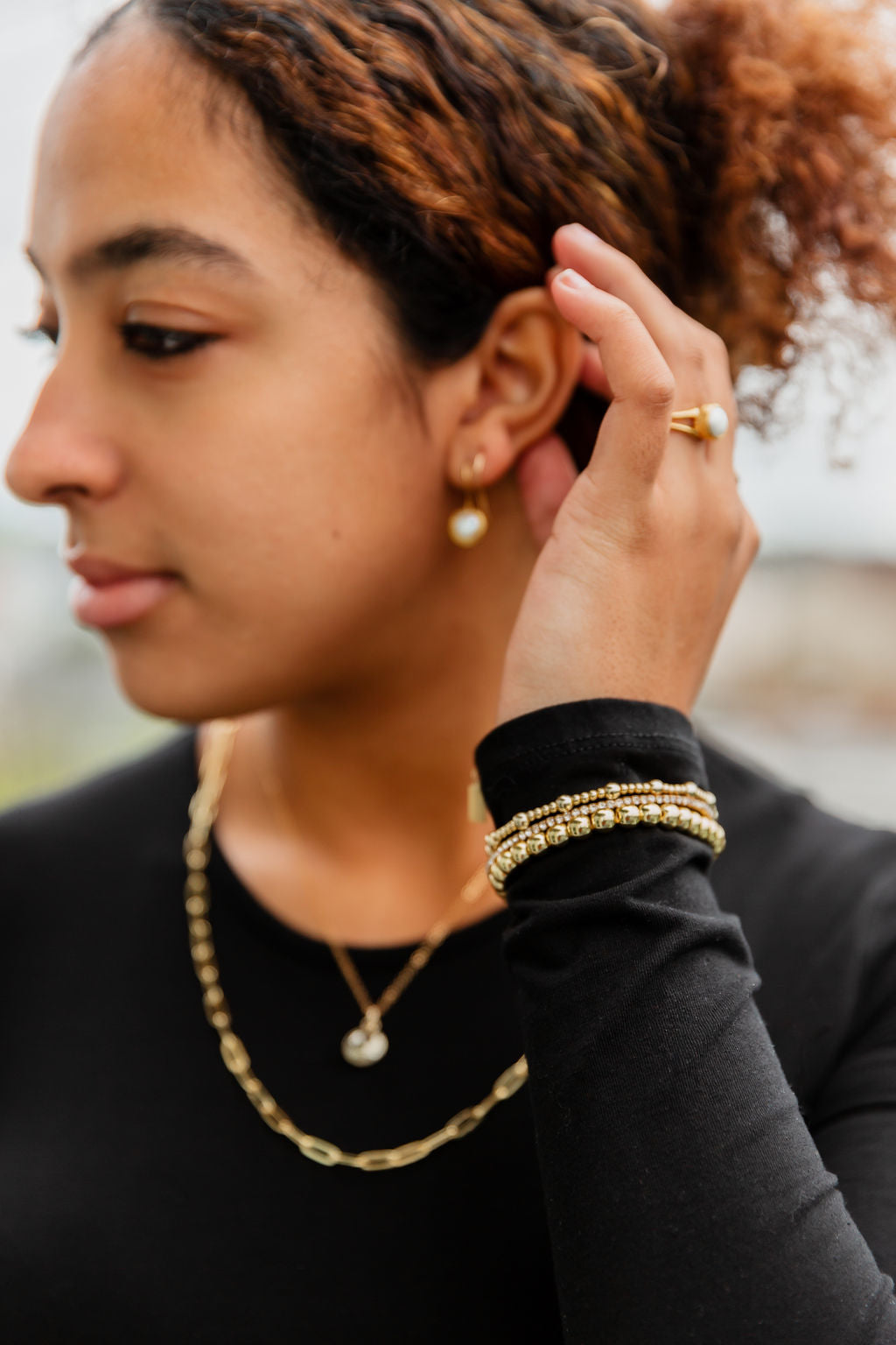 Gold Fill Bead Bracelet Small/Medium Beads