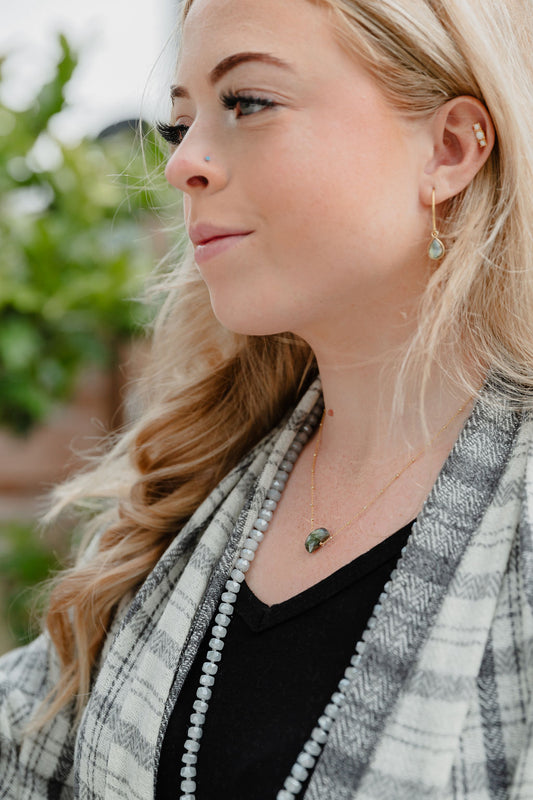 Labradorite Drop Earrings