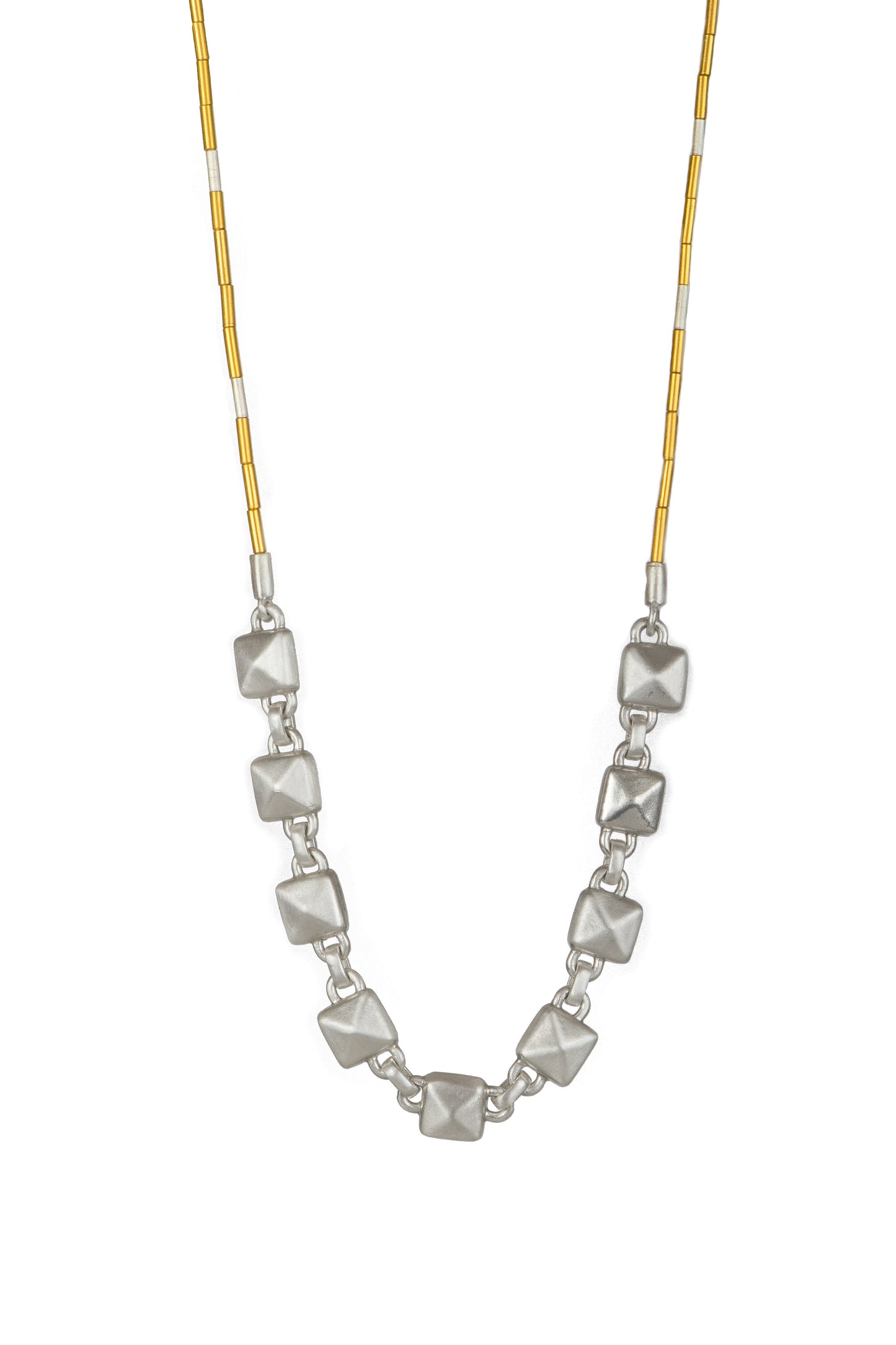Necklace - Antika - Pyramid Necklace - Beksan Designs