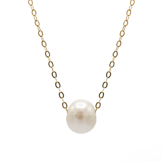 Gemstone Fresh Water Pearl Necklace & Tree of Life 24k Gold Vermeil Earrings Jewelry Bundle