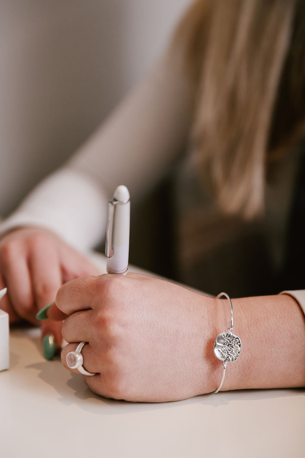 Tree of Life Bracelet Silver Hook & Eye Closure