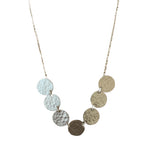 Silver Disc Necklace