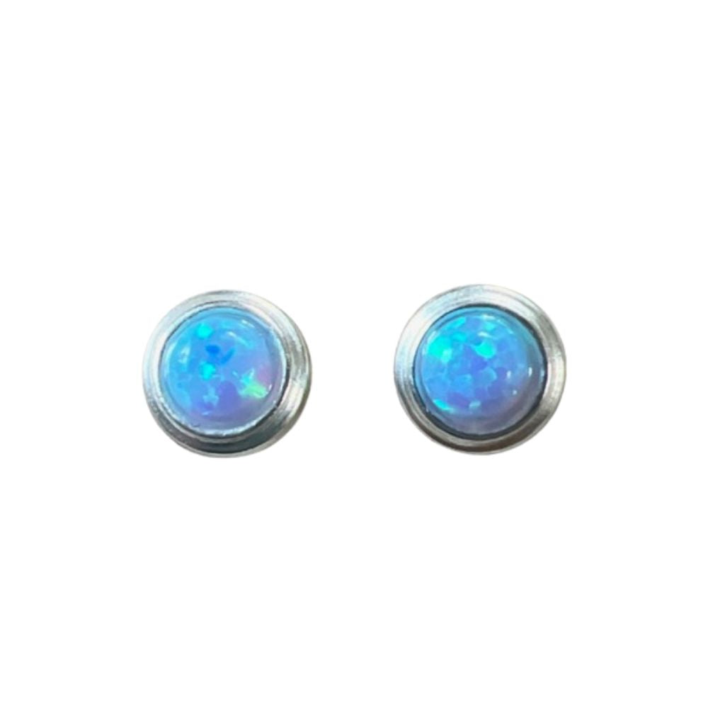 Opal Stud Earrings