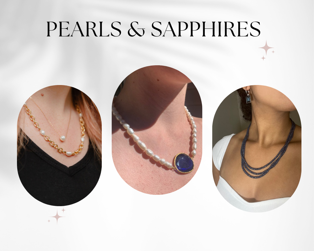 Pearls of Wisdom & Sapphires September Birthstone