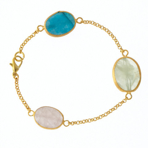 3 Stone Bracelets