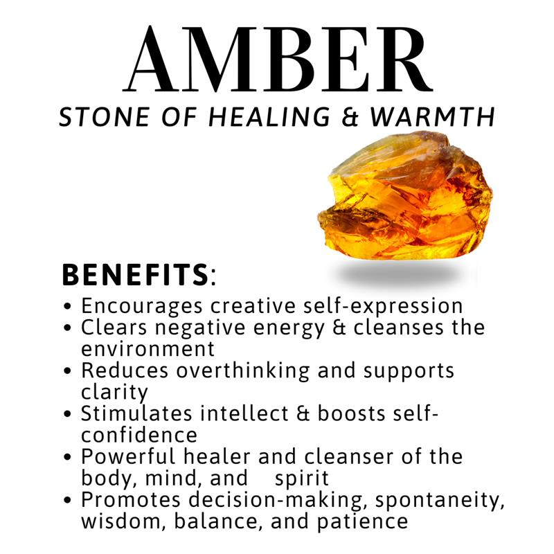 Amber stone with healing benefits Gemstone of creativity and self expression