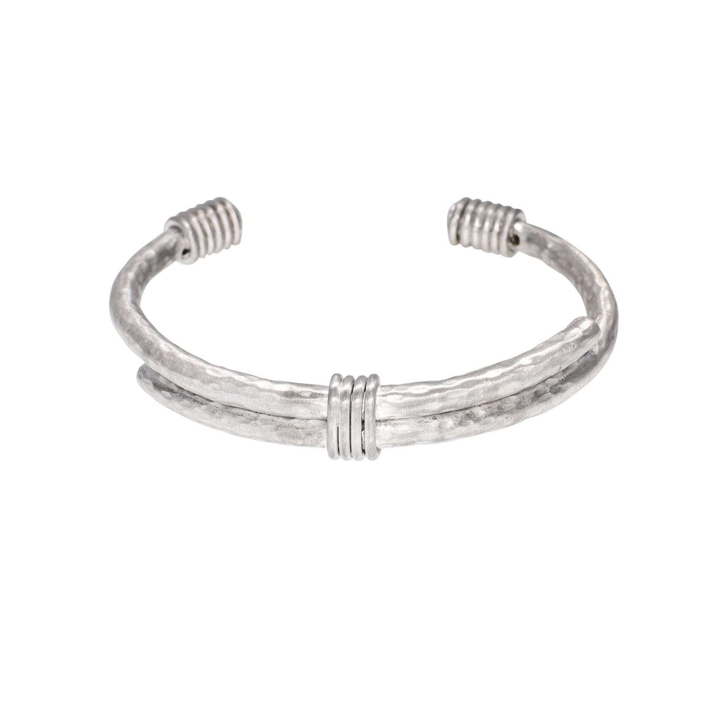 Brushed Sterling Silver Cuff Bracelet