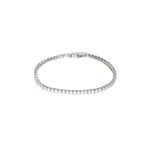 Crystal Sterling Silver Tennis Bracelet