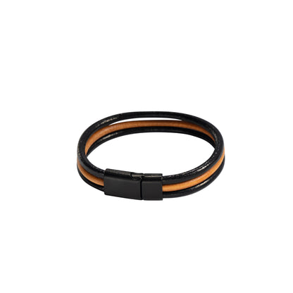 Leather 3 Strand Bracelet