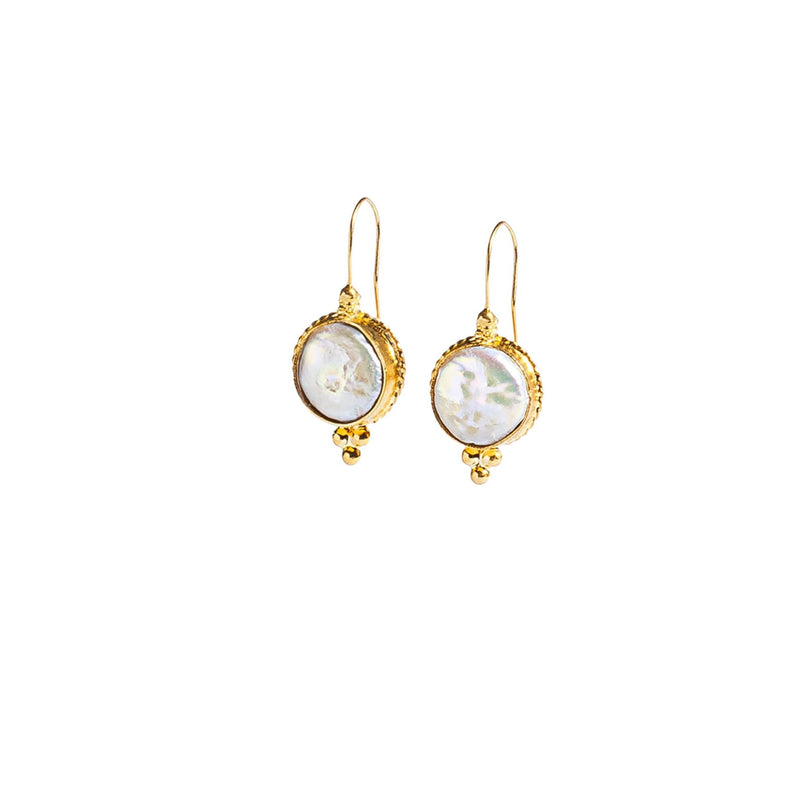 Mother of Pearl Drop Earrings