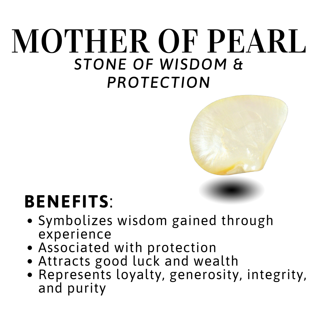 Meaning of Pearl Stone of Wisdom and protection benefits of mother of pearl