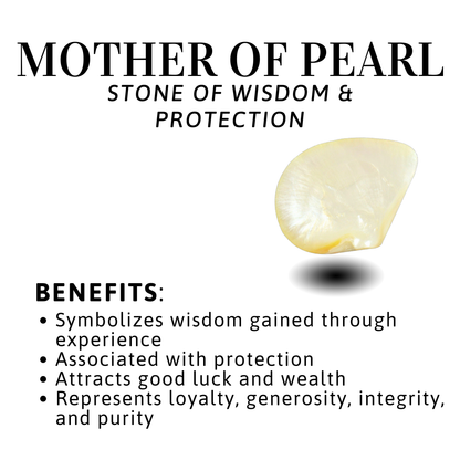 Meaning of Pearl Stone of Wisdom and protection benefits of mother of pearl