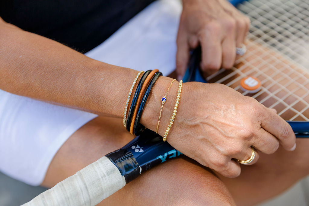 Leather 3 Strand Bracelet