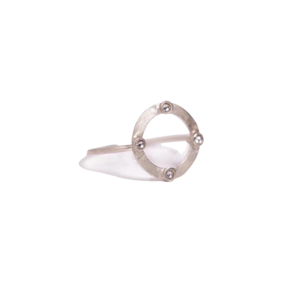 Crystal Circle Ring