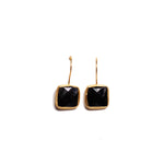 Black Onxy Stone Earrings