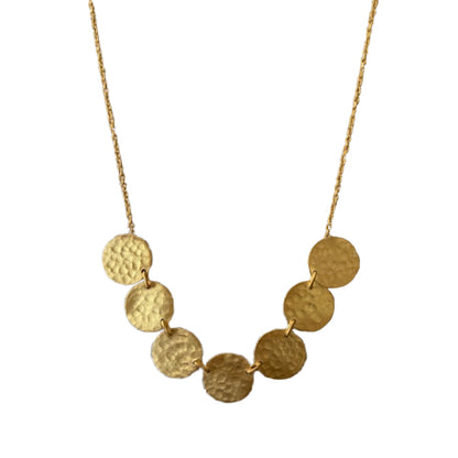 Gold Disc Necklace