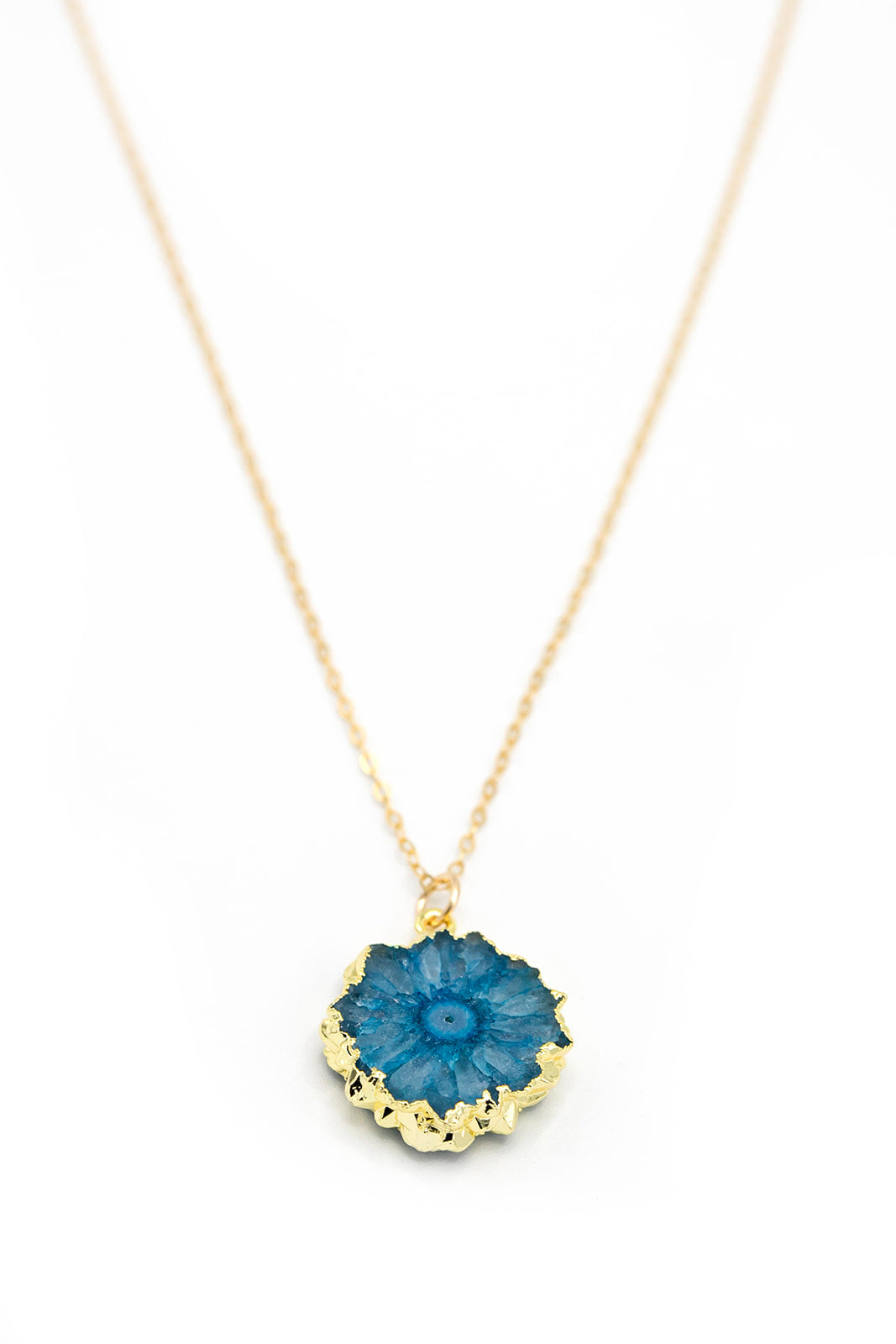 Blue Agate Necklace