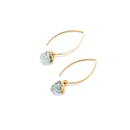 Aquamarine Drop Earrings