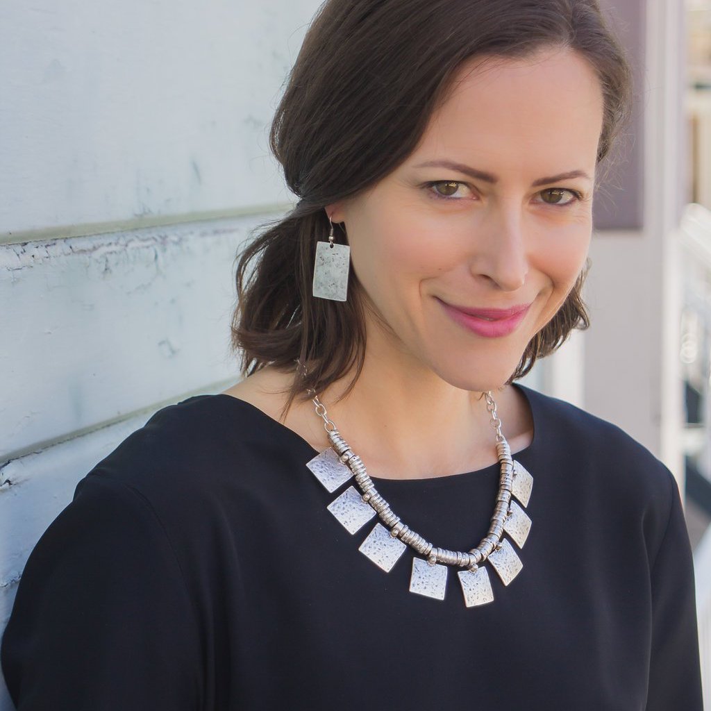 Necklace - Zinc/Silver - Hammered - Beksan Designs