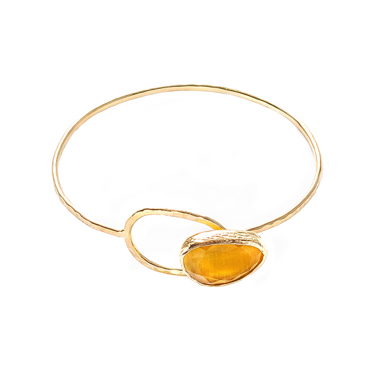 Citrine Hook and Eye Bracelet