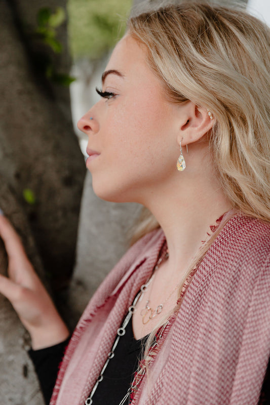 Crystal Teardrop Earrings