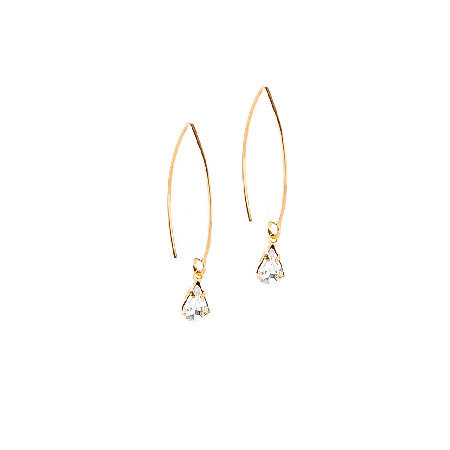 Crystal Teardrop Earrings