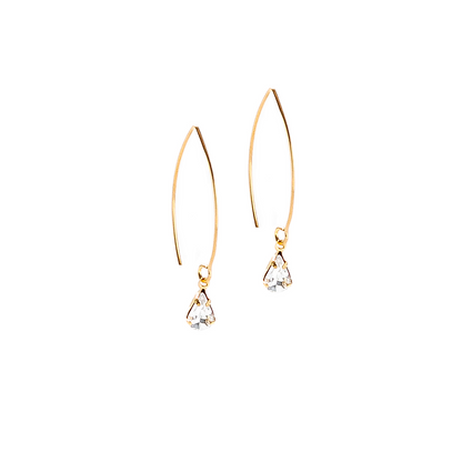 Crystal Teardrop Earrings