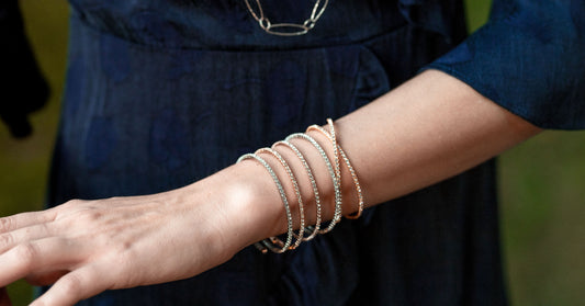 Crystal Adjustable Bracelet Gold Vermeil