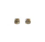 Labradorite Stud Earrings (Silver or Gold)