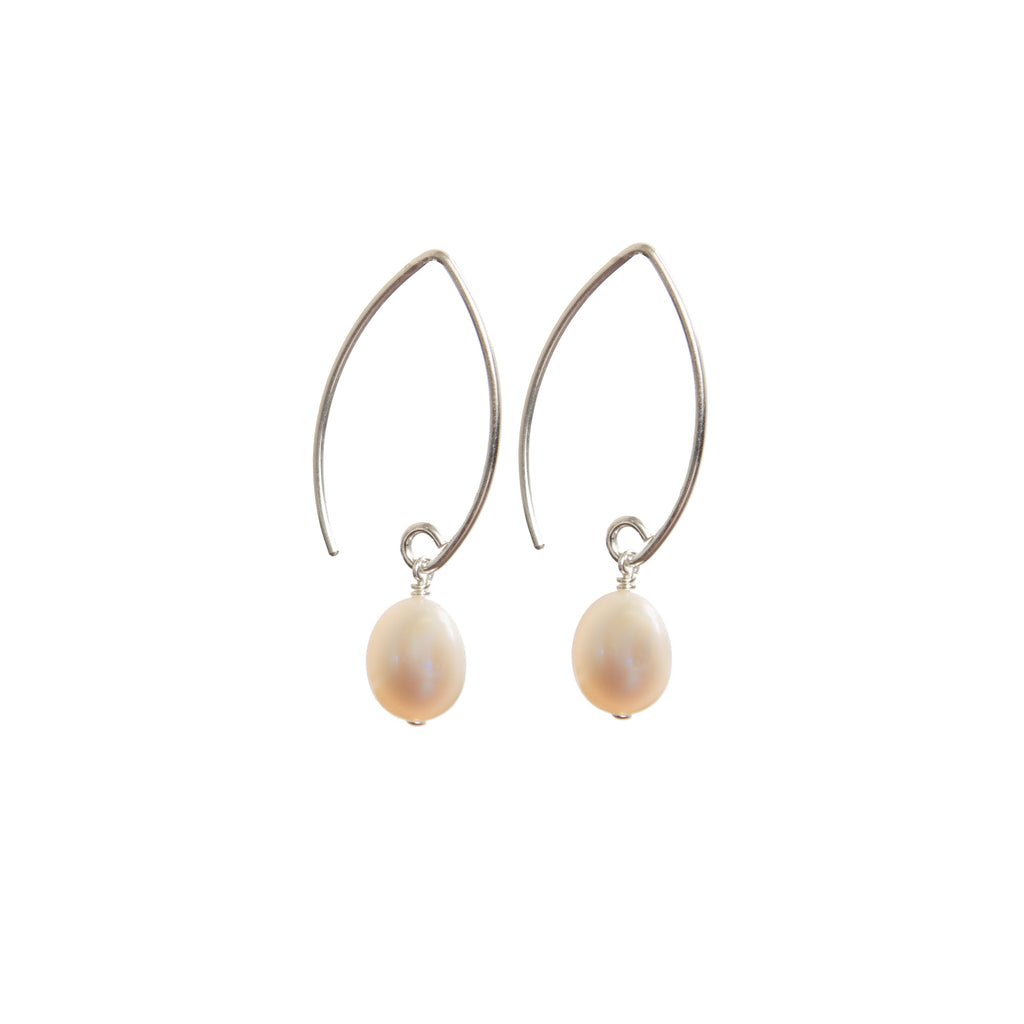 Cubic Zirconia Pearl Drop Earrings – White House Historical