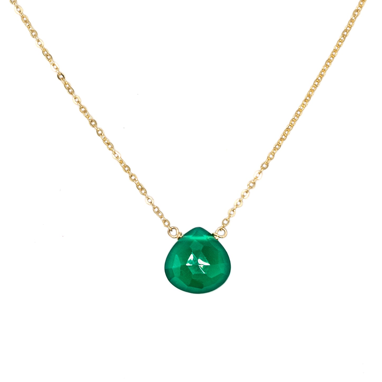 Emerald Pendant Necklace