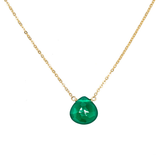 Emerald Pendant Necklace