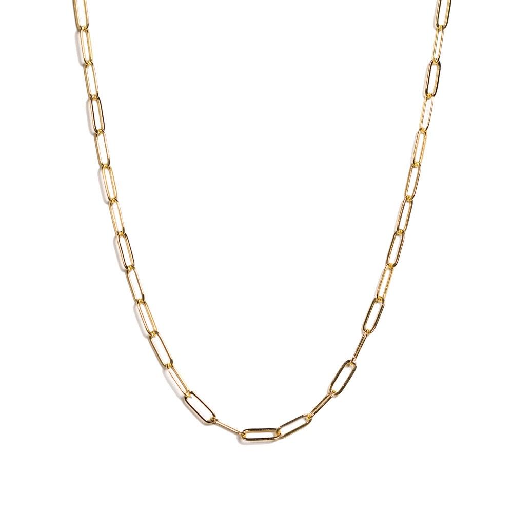 Gold Link Chain 24" Necklace
