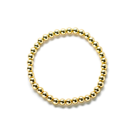 Gold Fill Bead Bracelet Medium/Large Beads