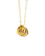 Necklace - Antika - 24k Gold Vermeil Small Circles (also available in rose gold & silver)