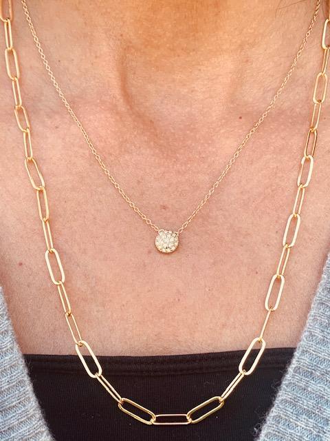 Gold Link Chain 24" Necklace