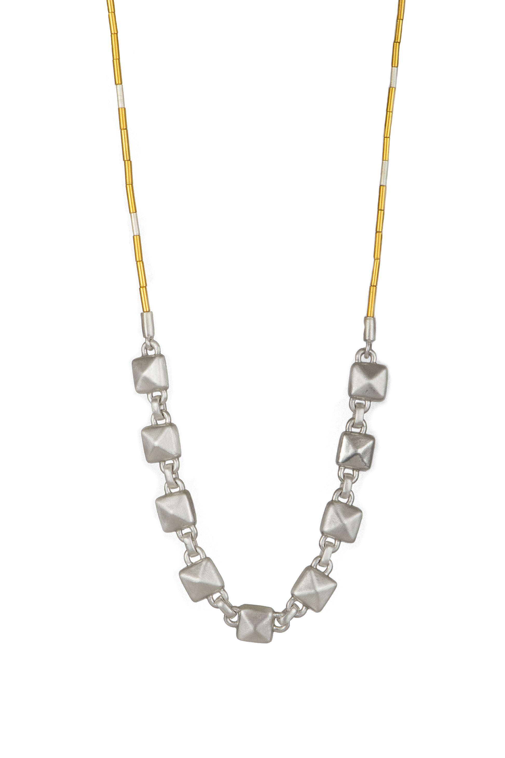 Necklace - Antika - Pyramid Necklace - Beksan Designs
