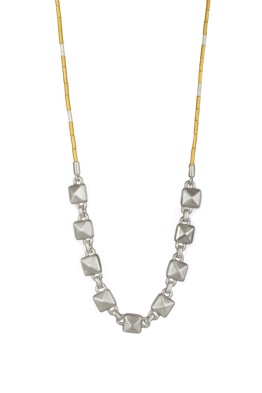 Necklace - Antika - Pyramid Necklace - Beksan Designs