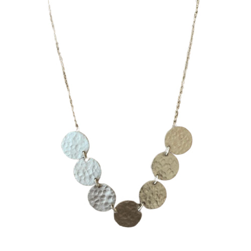 Silver Disc Necklace
