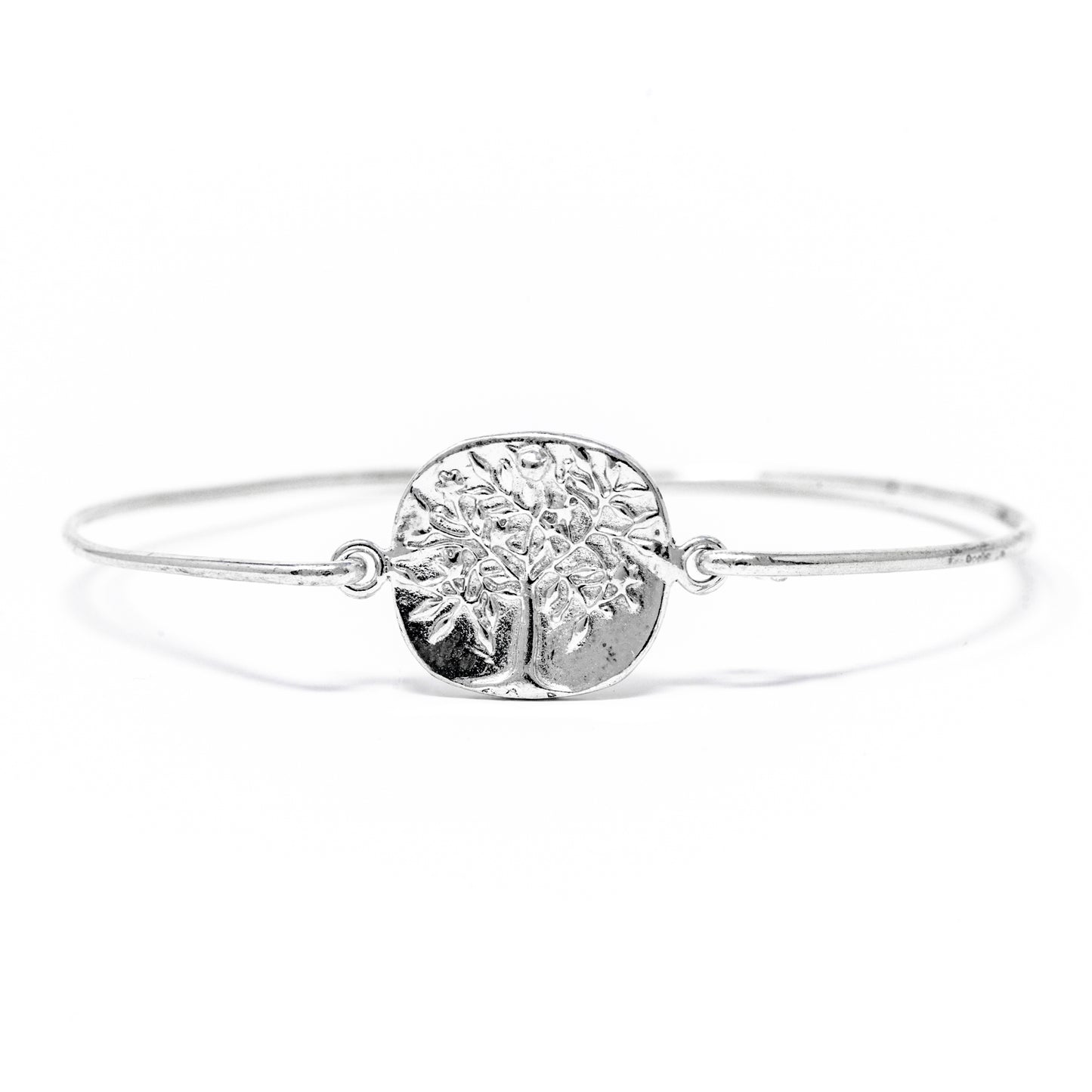 Tree of Life Bracelet Silver Hook & Eye Closure
