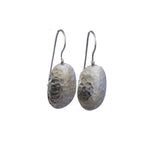 Geo Oval Earrings available in (Sterling Silver 24k gold vermeil)