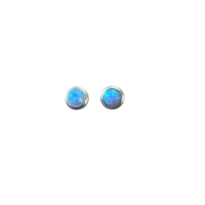 Opal Stud Earrings